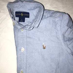 Ralph Lauren Boys Short Sleeve Button Down